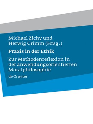 cover image of Praxis in der Ethik